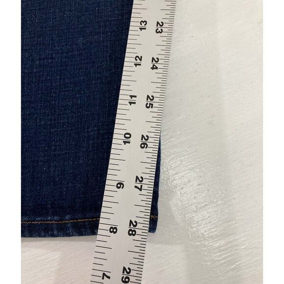 NYDJ Women’s Jeans Size 14 Blue Denim Straight Leg Lift Tuck Slimming Casual - Picture 10 of 11